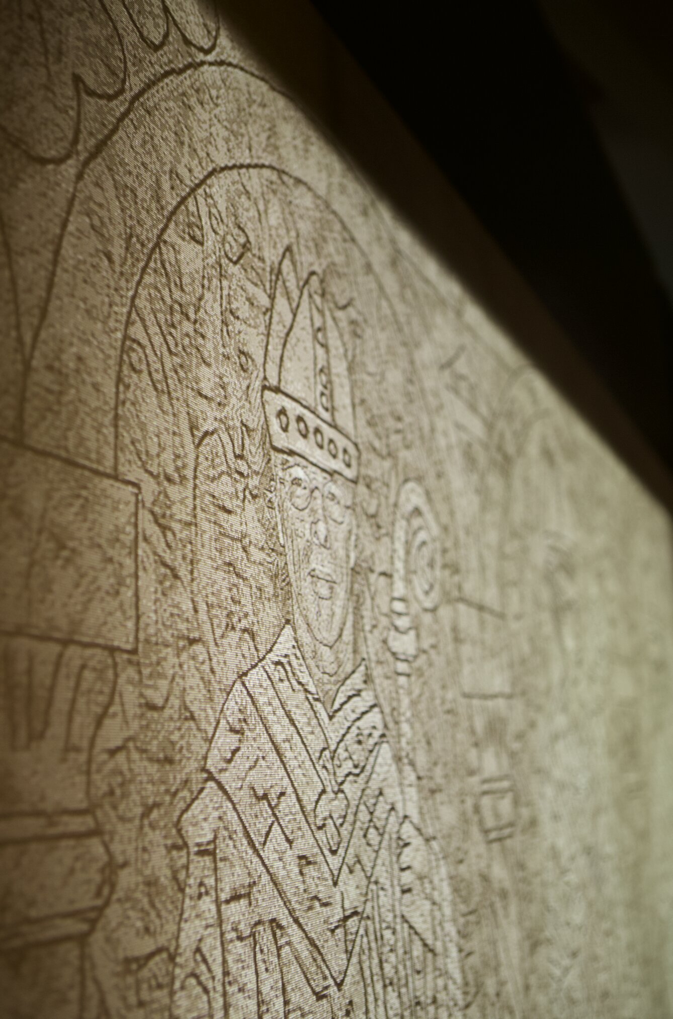 Putzritzzeichnung Dommuseum Ottonianum Magdeburg