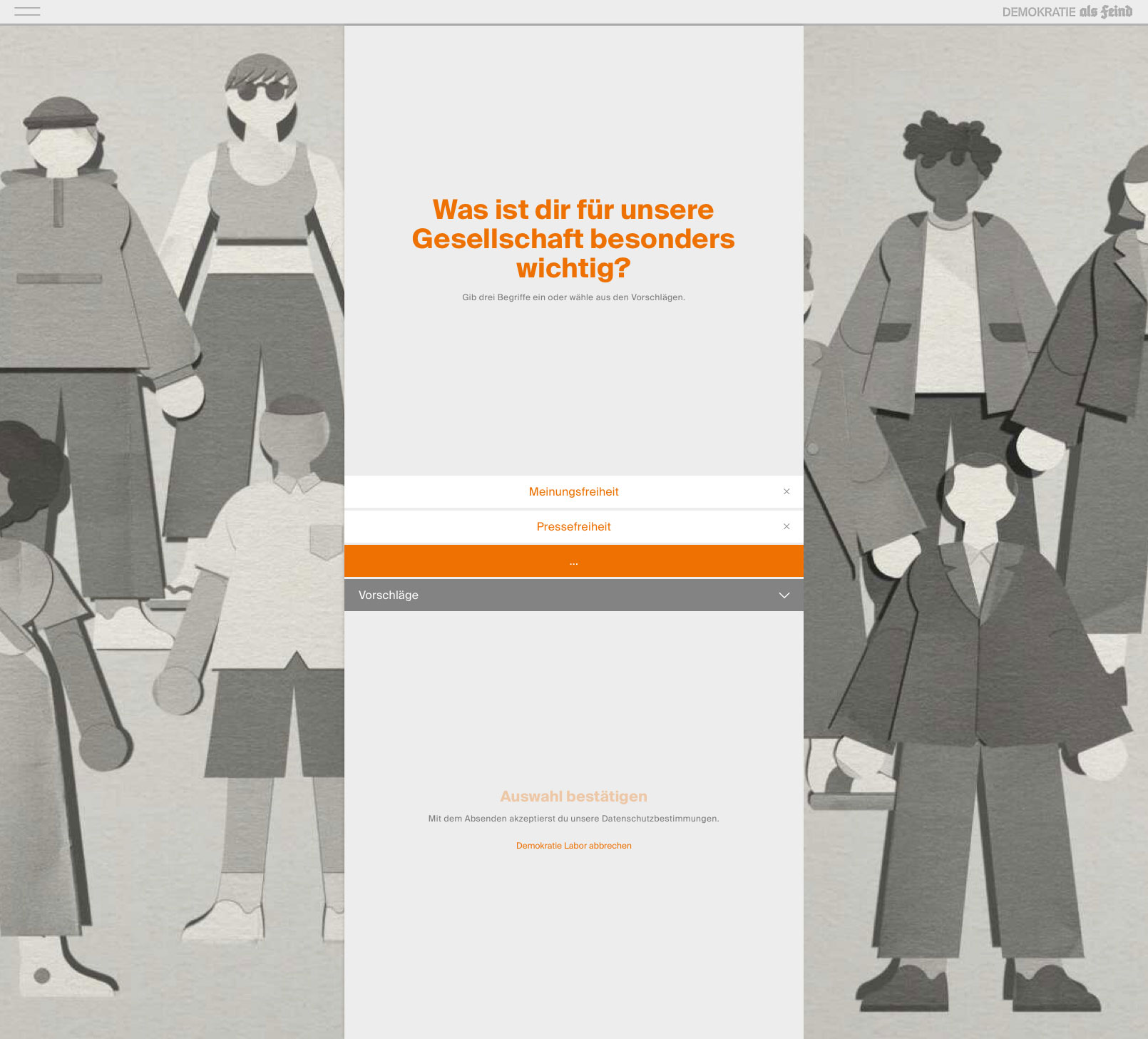 Demokratie als Feind — © N. Völzow