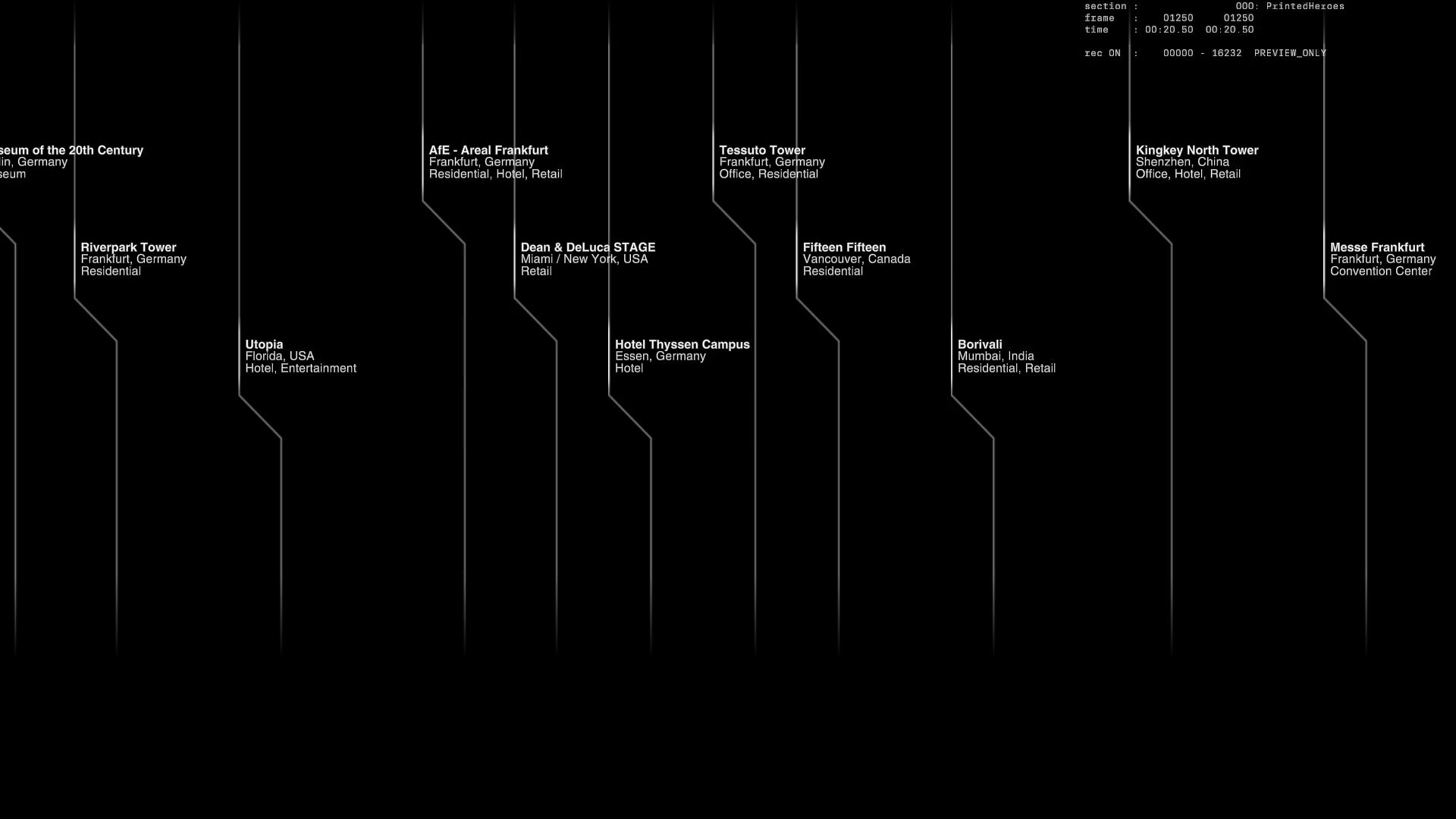 Timeline "Ole Scheeren: Spaces of Life" — © N. Völzow
