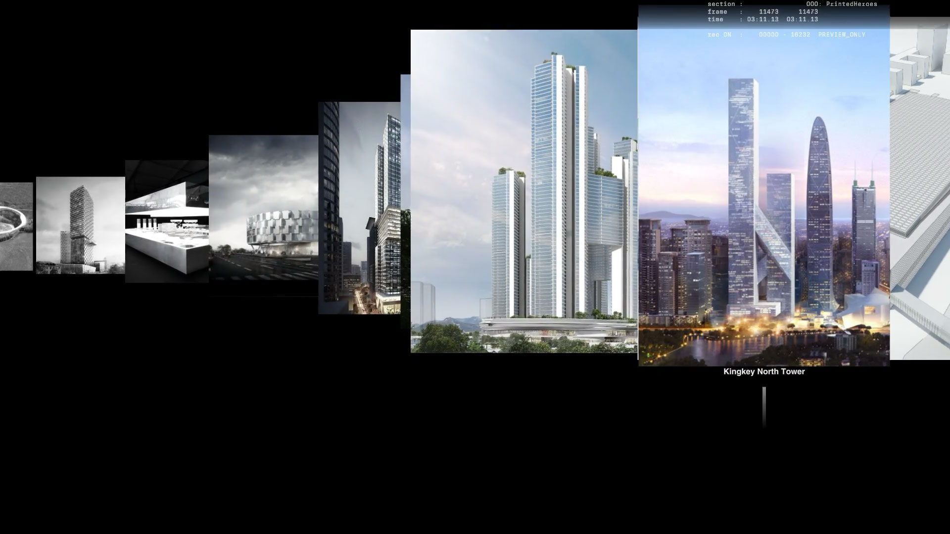 Timeline "Ole Scheeren: Spaces of Life" — © N. Völzow